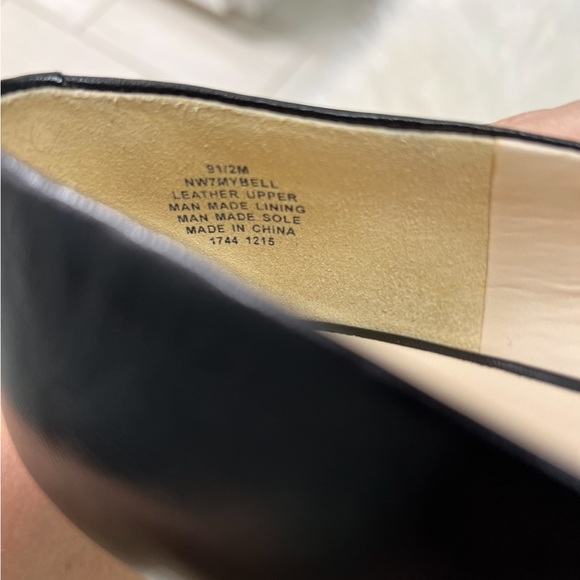 NINE WEST BLACK SHOES SIZE 9,5 - Picture 6 of 7